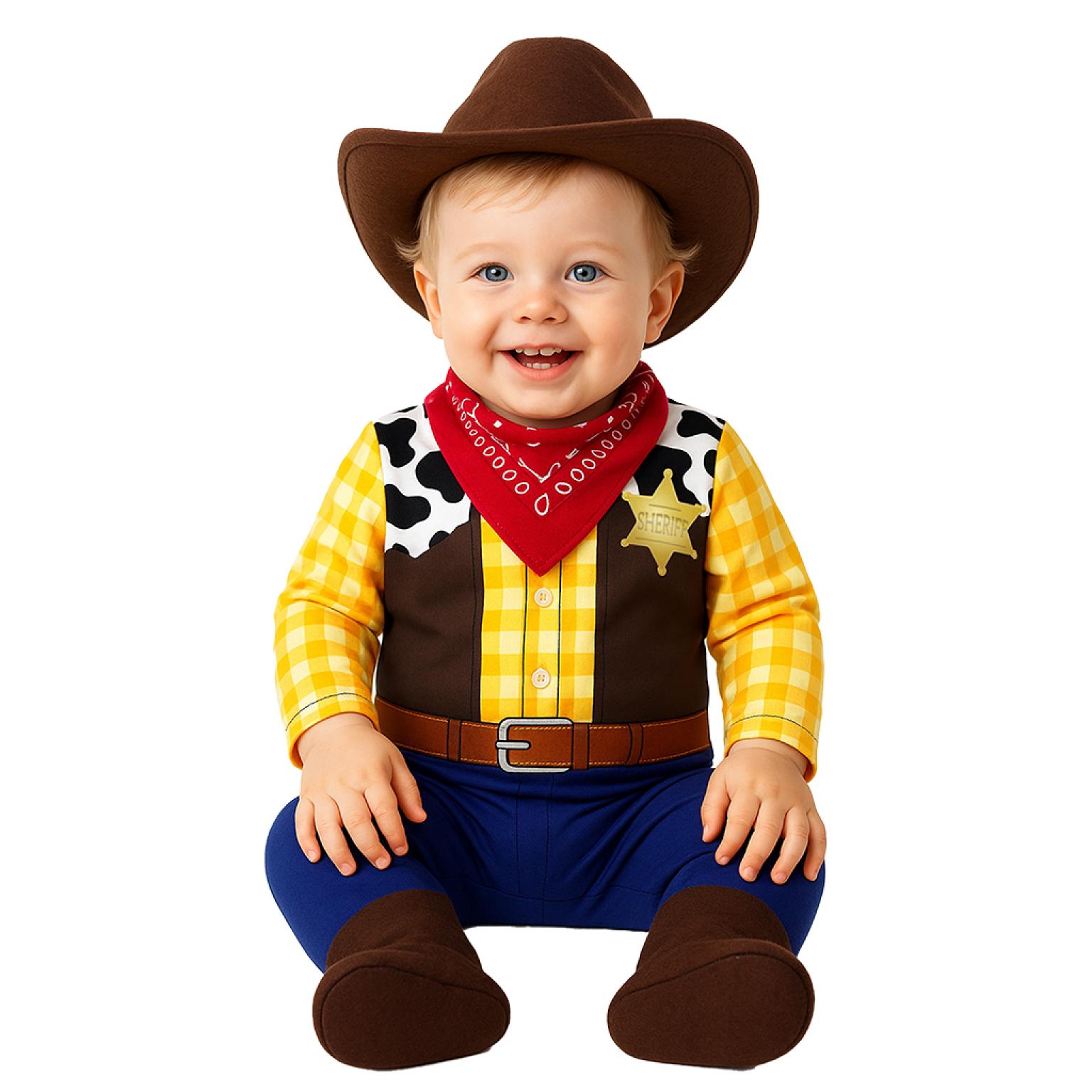 Cowboy Woody bébé taille 97cm