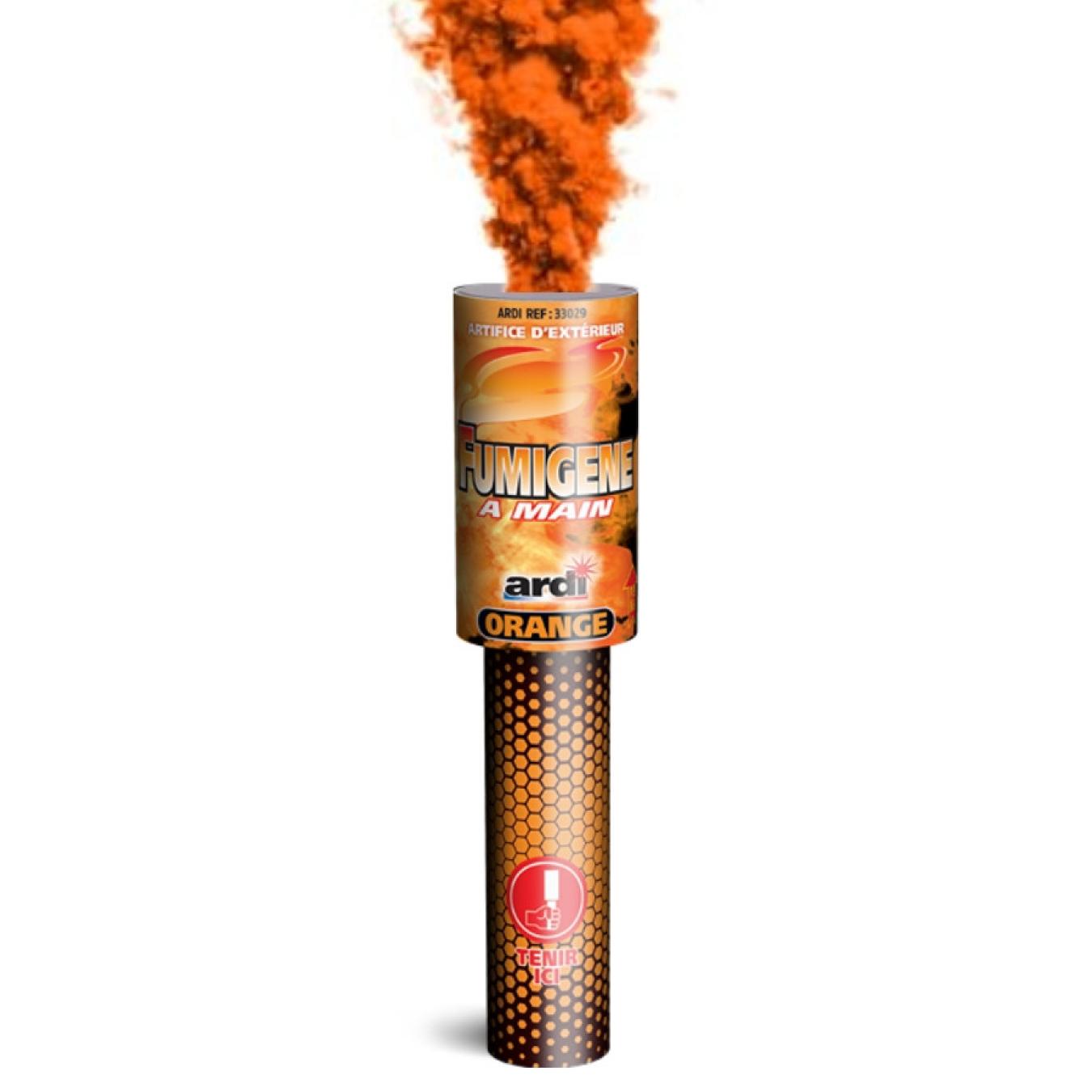 Fumigène à main orange 90 secondes pas cher