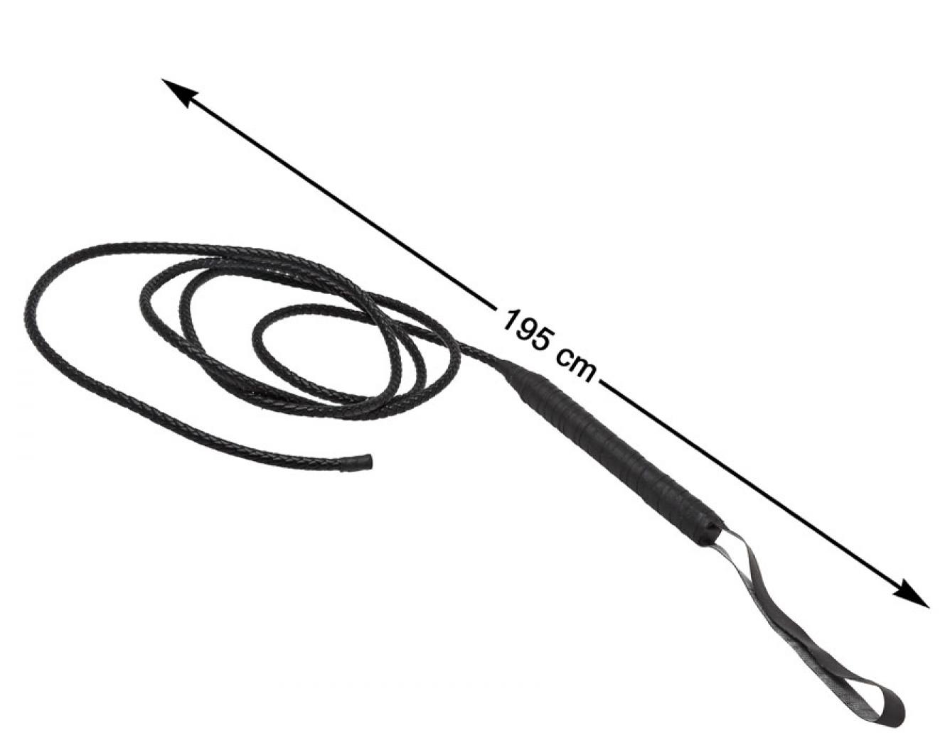 Lasso fouet noir
