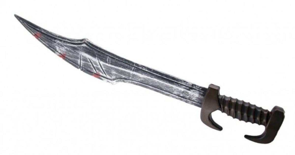 Sabre de barbare ensanglanté 71cm