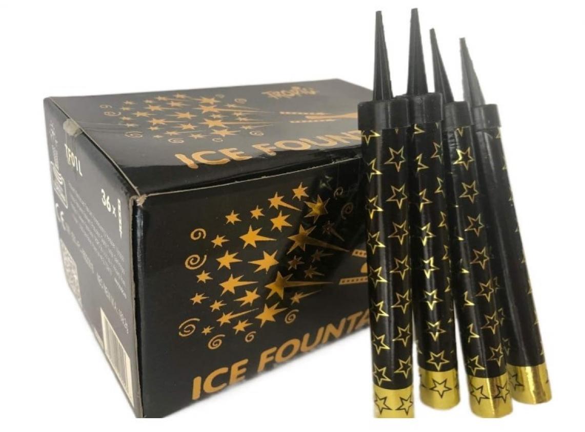 Boite de 36 Fontaines de glace 12 cm