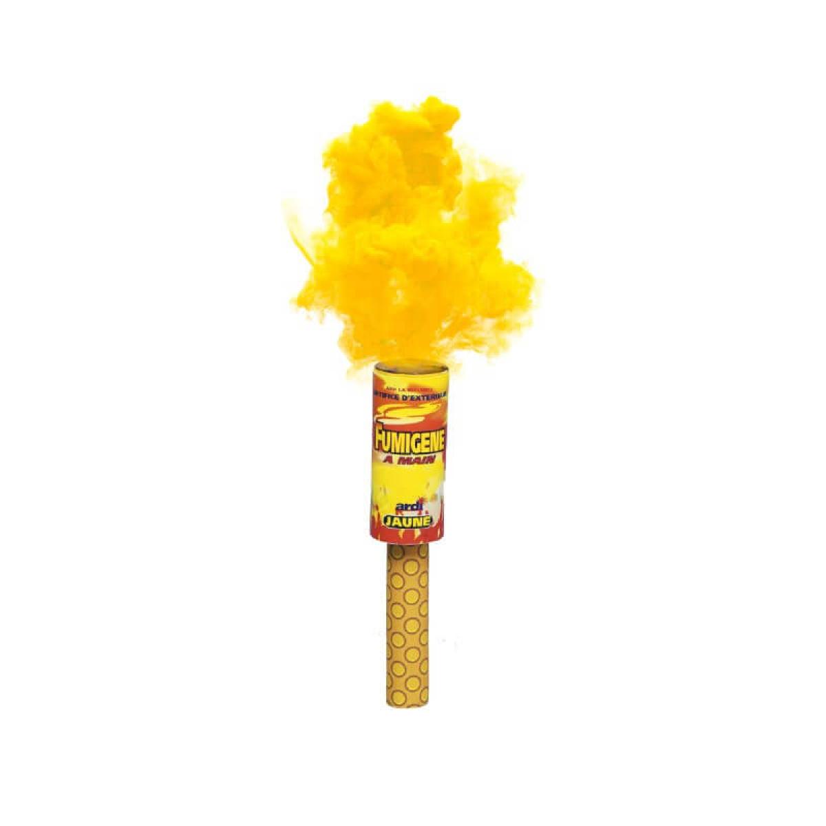 Fumigène à main jaune 90 secondes pas cher