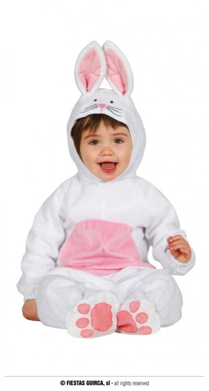 Combinaison petit lapin blanc taille 1/2 ans