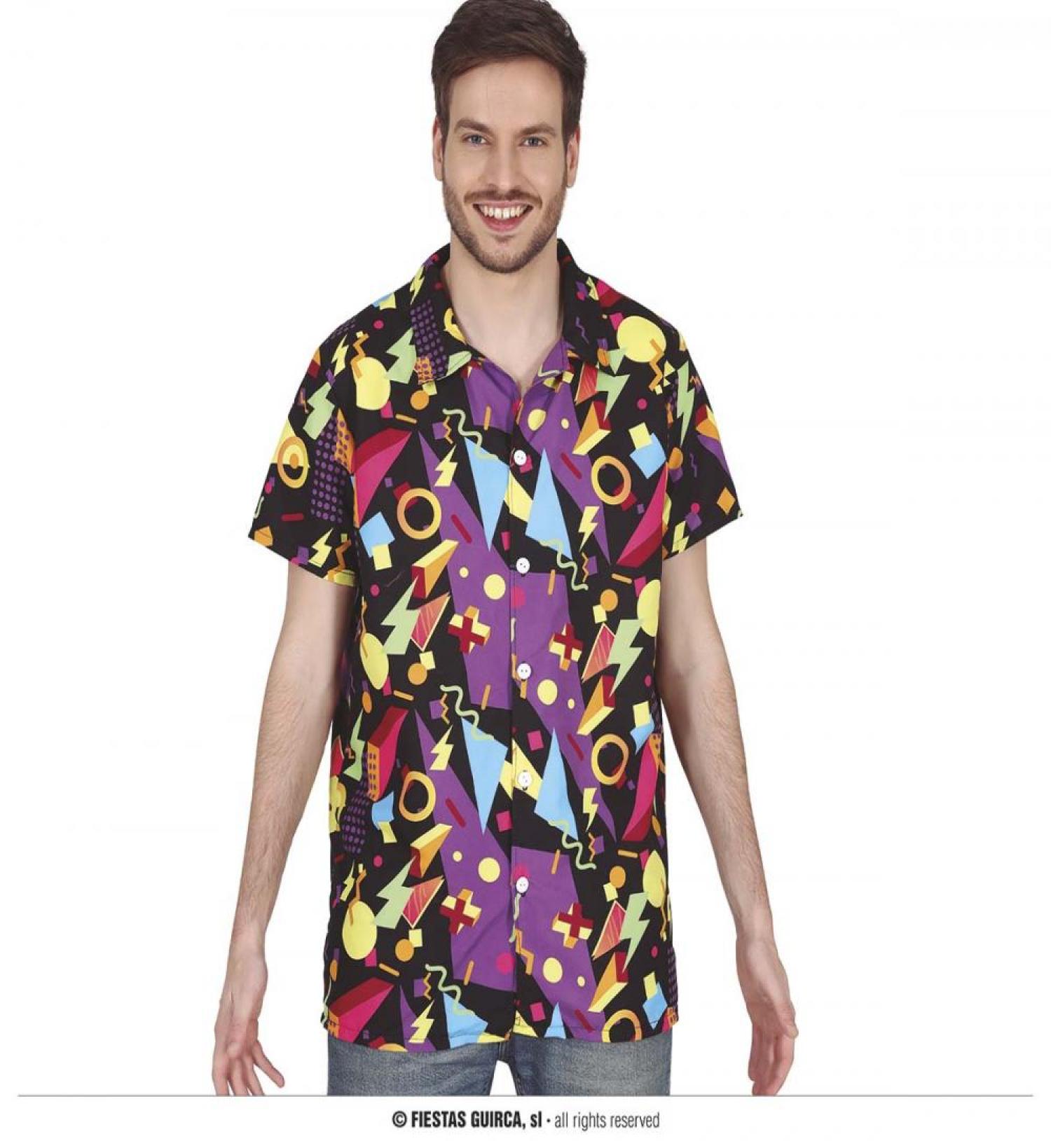 Chemise motifs années 80 taille S/M