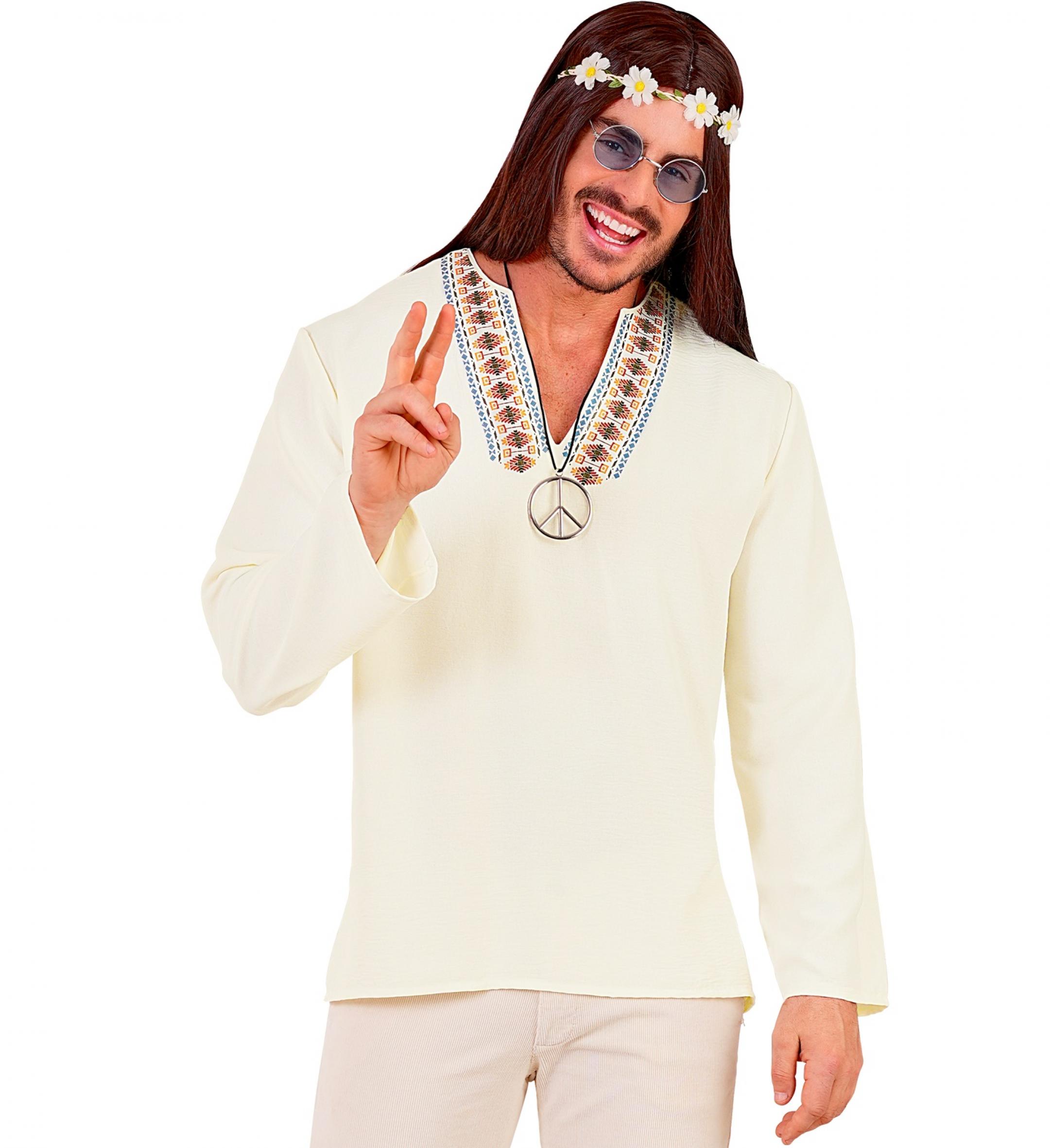 Chemise hippie homme décontracté taille XXL