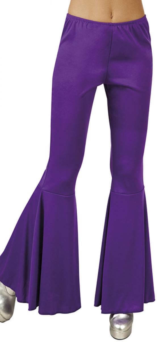 Pantalon pattes d'éléphant violet taille M