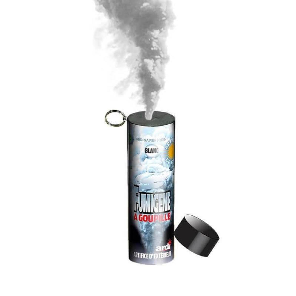 Fumigène à goupille 1mn blanc