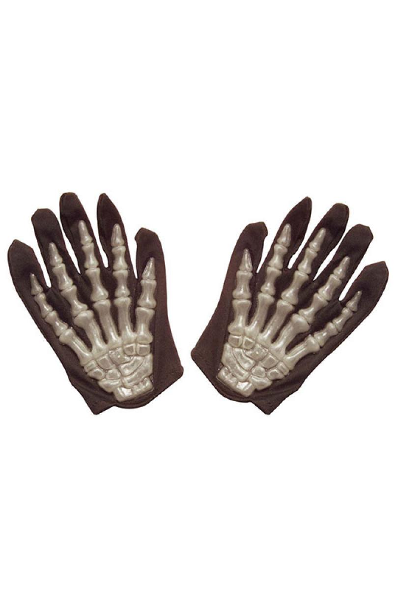 Paire de gants squelette 3D taille enfant