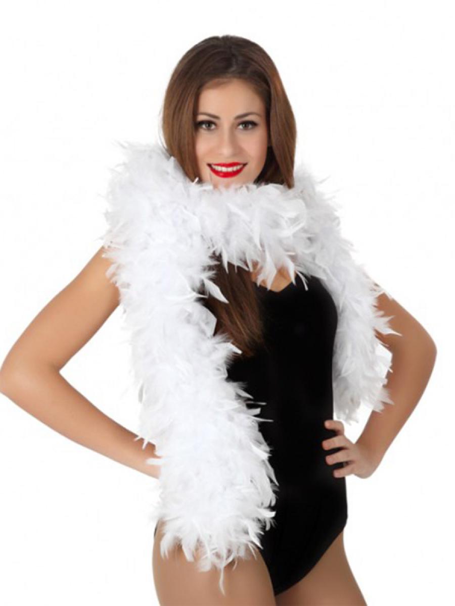 Boa en plumes blanc 100 grammes