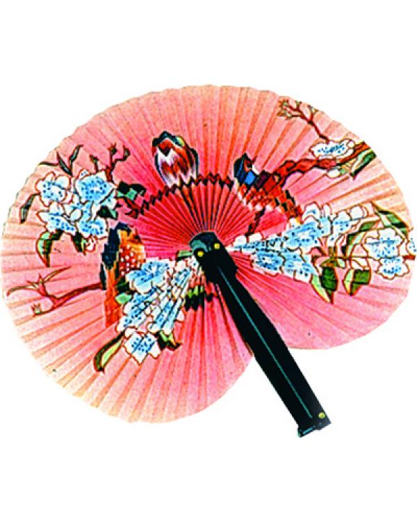Eventail chinois en plastique et papier (E1-4)