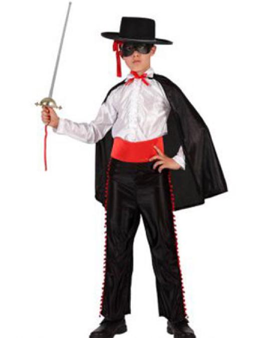 Zorro chemise blanche taille 3/4 ans