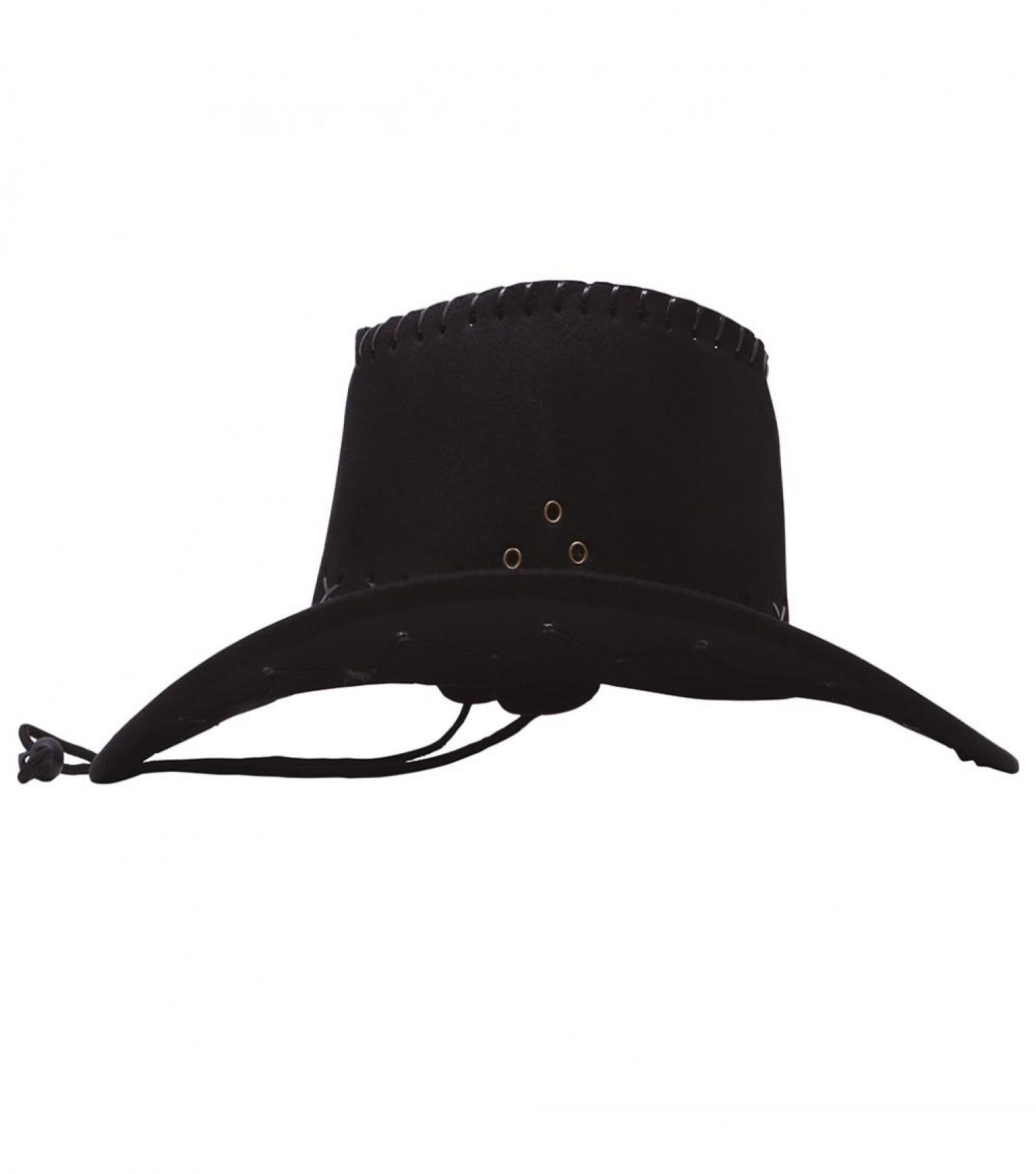 Chapeau cow boy vacher noir