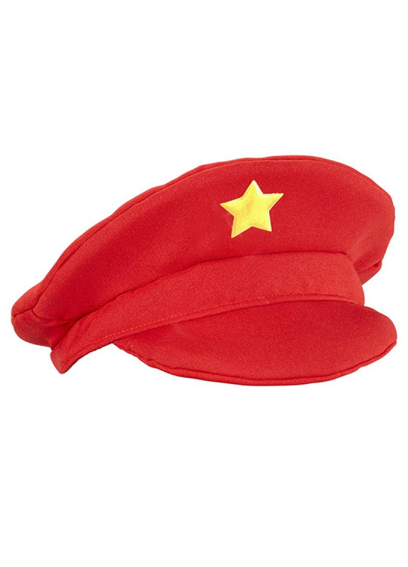 Casquette plombier rouge adulte