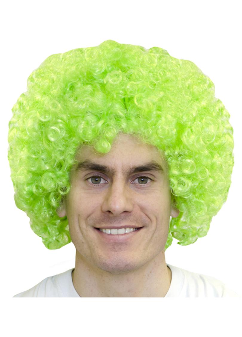 Perruque pop verte