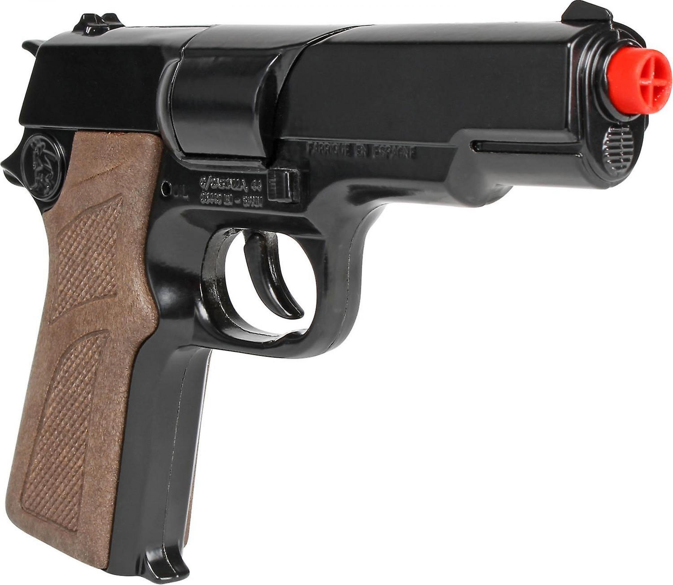 Pistolet 8 coups en métal Police Gonher 17cm