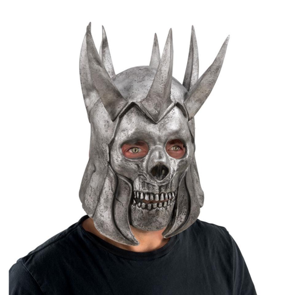 Masque squelette avec casque