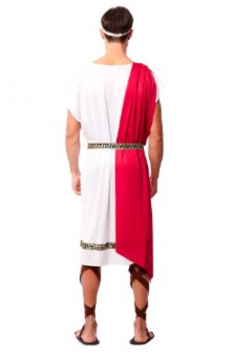 Romain blanc et rouge taille XL