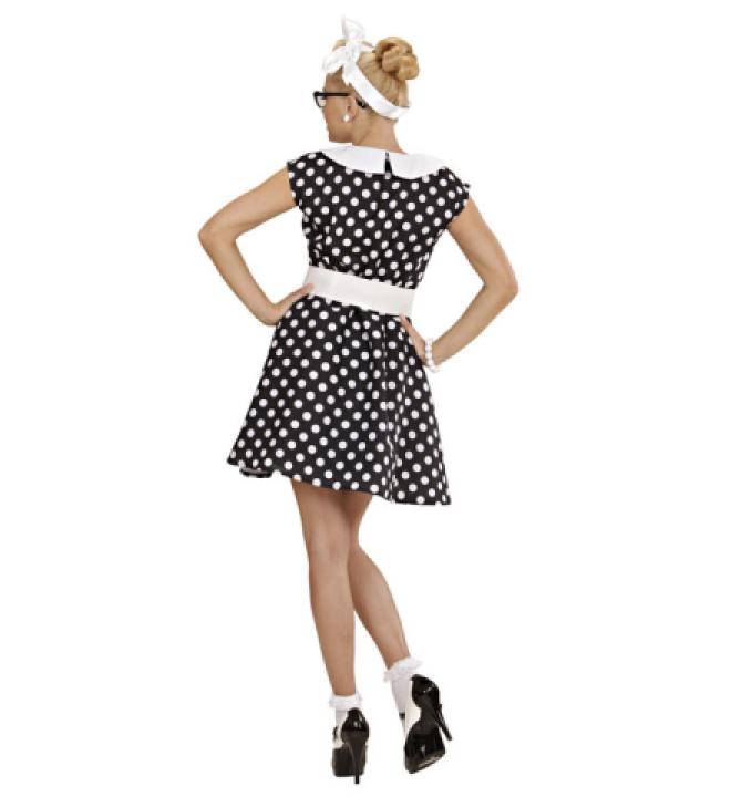 Robe années 50 noire taille L