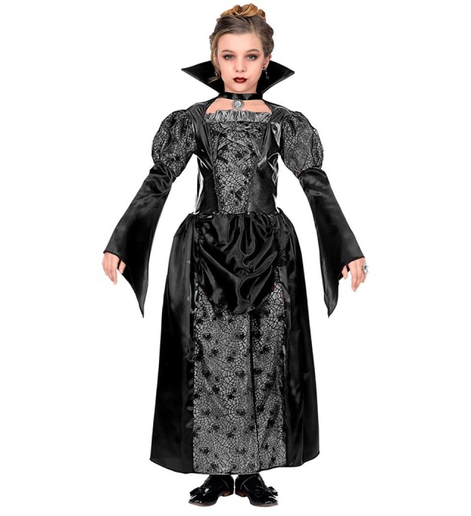 Vampiresse toile grise fille taille 8/10 ans