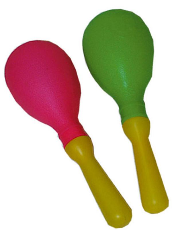 Maracas plastique