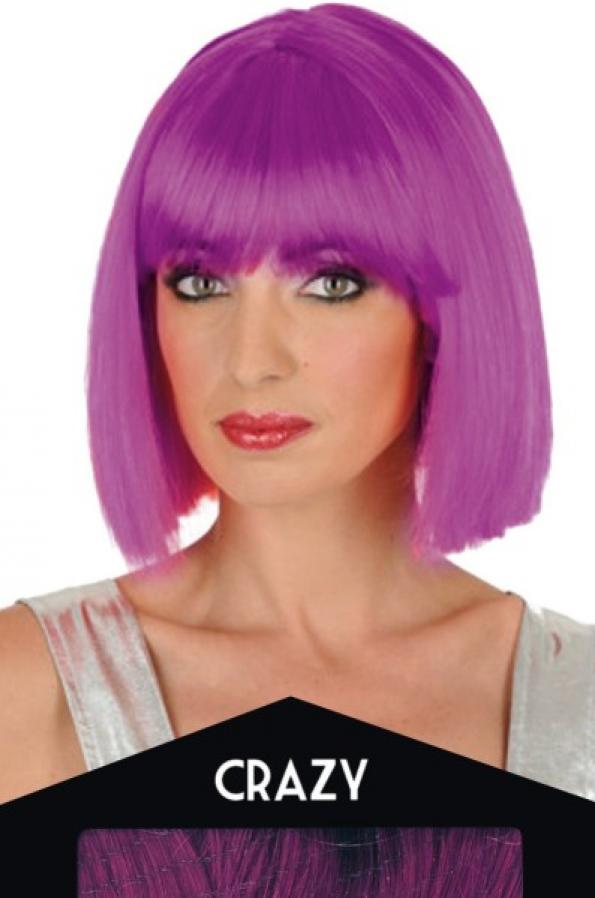 Perruque Crazy violette