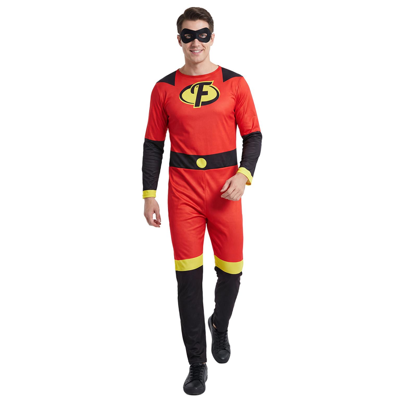Super-héros famille indestructible rouge pour homme taille XL
