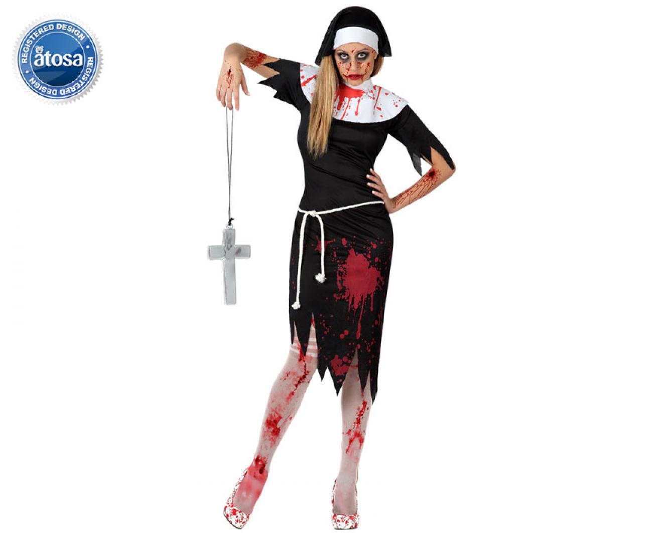 Religieuse ensanglantée taille XS/S