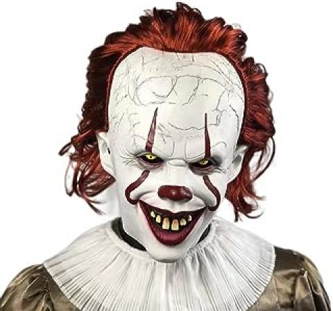 Masque clown diabolique