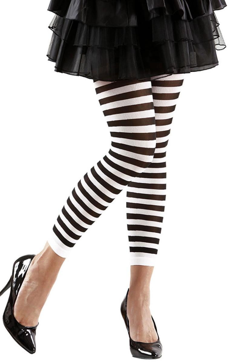 Leggings noir/blanc
