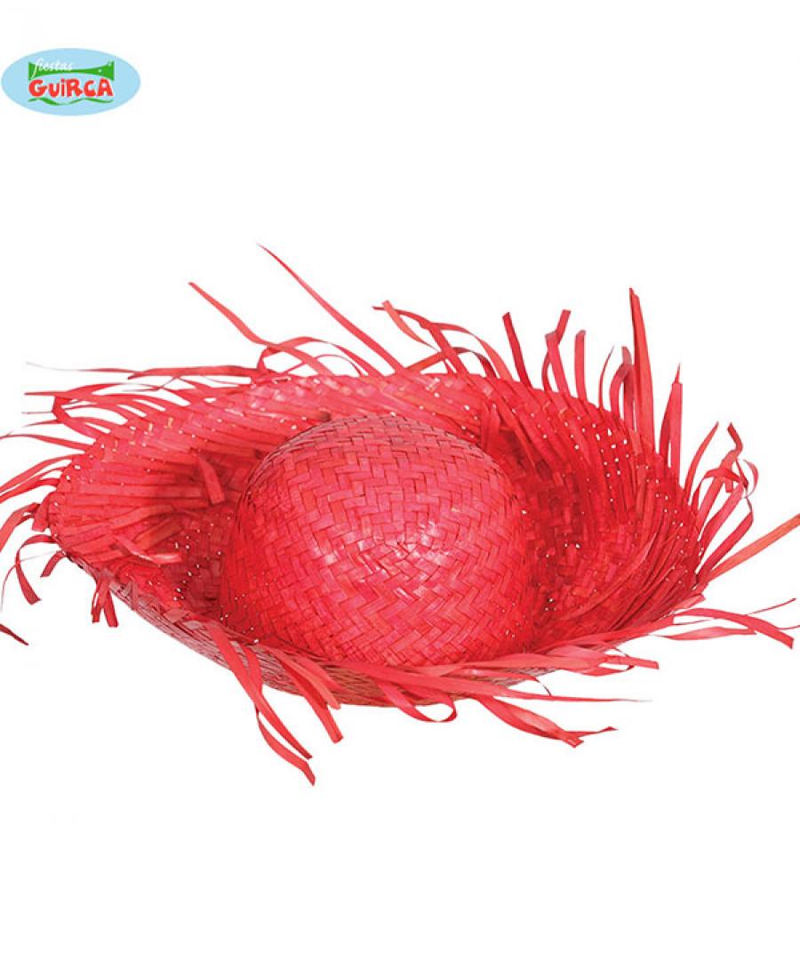 Chapeau hawai rouge