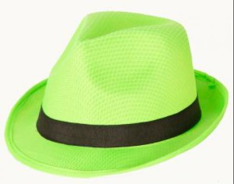 Borsalino polyester fluo vert