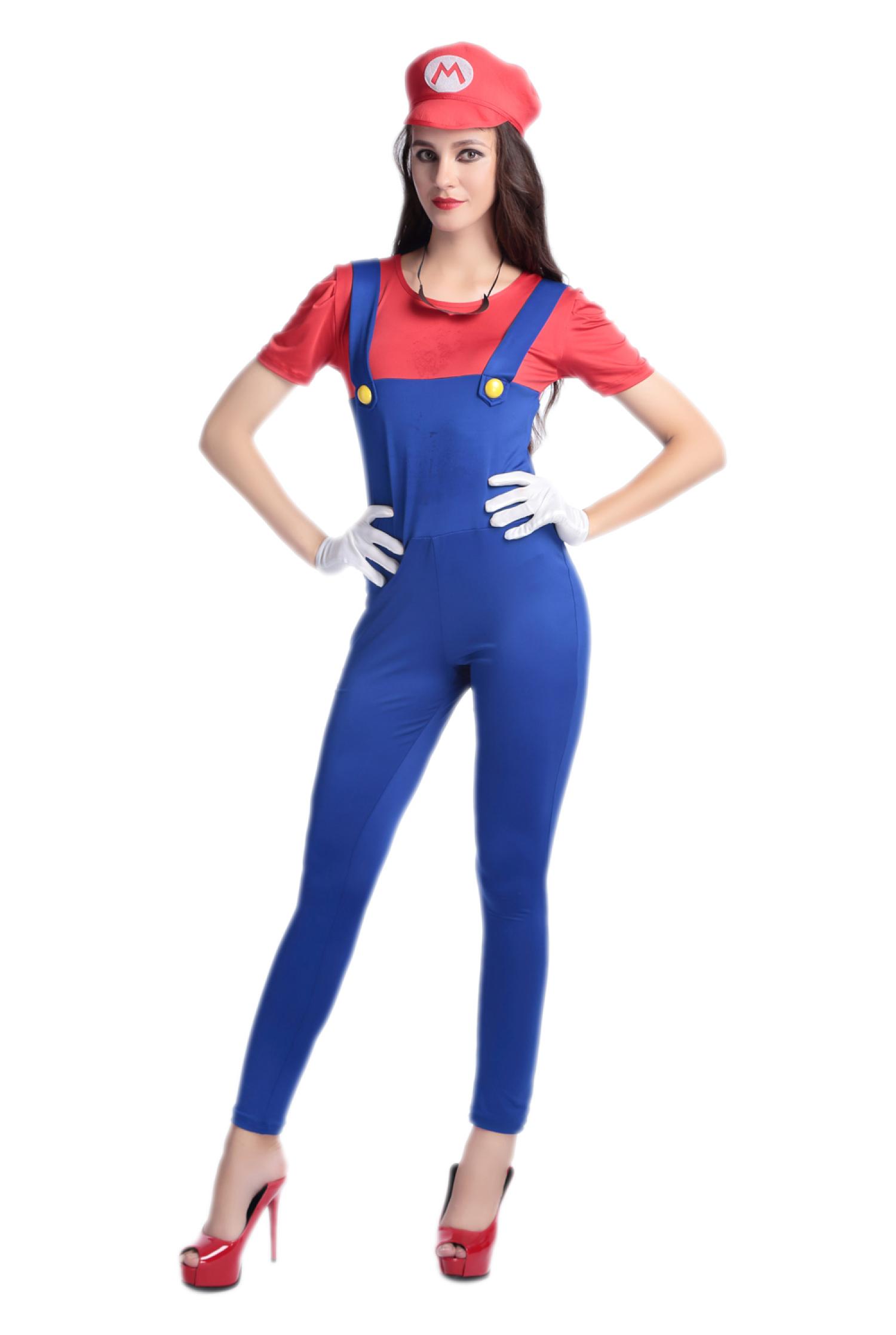Combinaison femme super mario Girl taille M