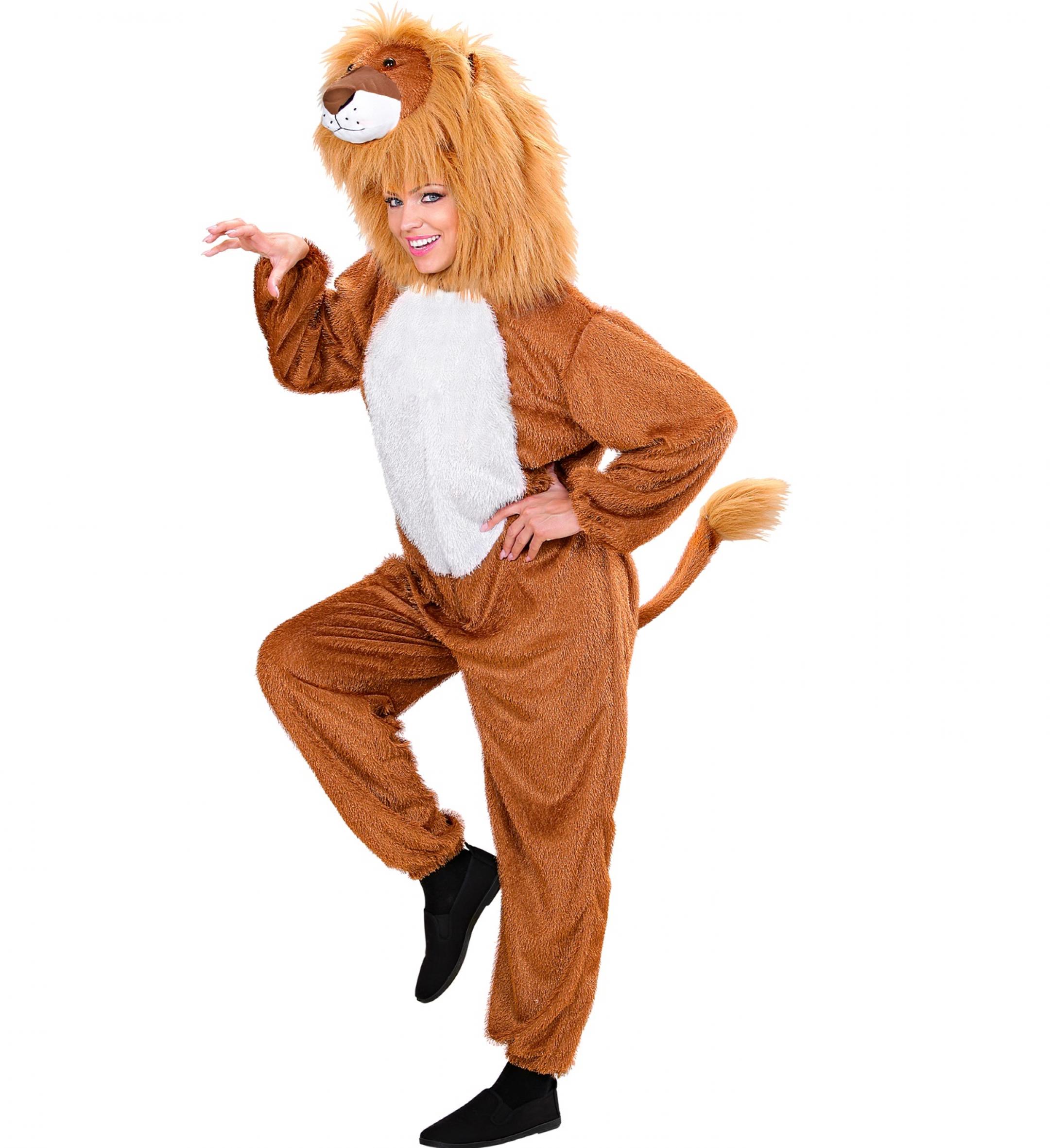 Lion en peluche taille M