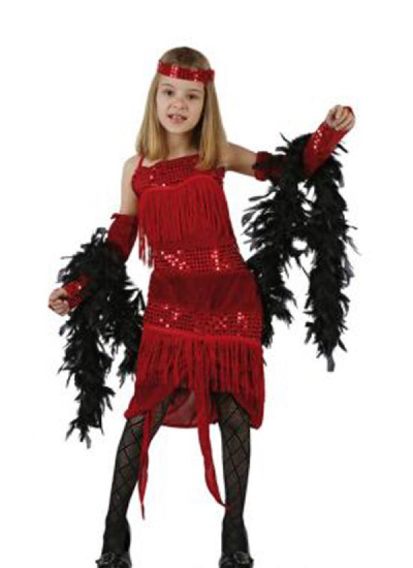 Robe Charleston rouge 5/6 ans