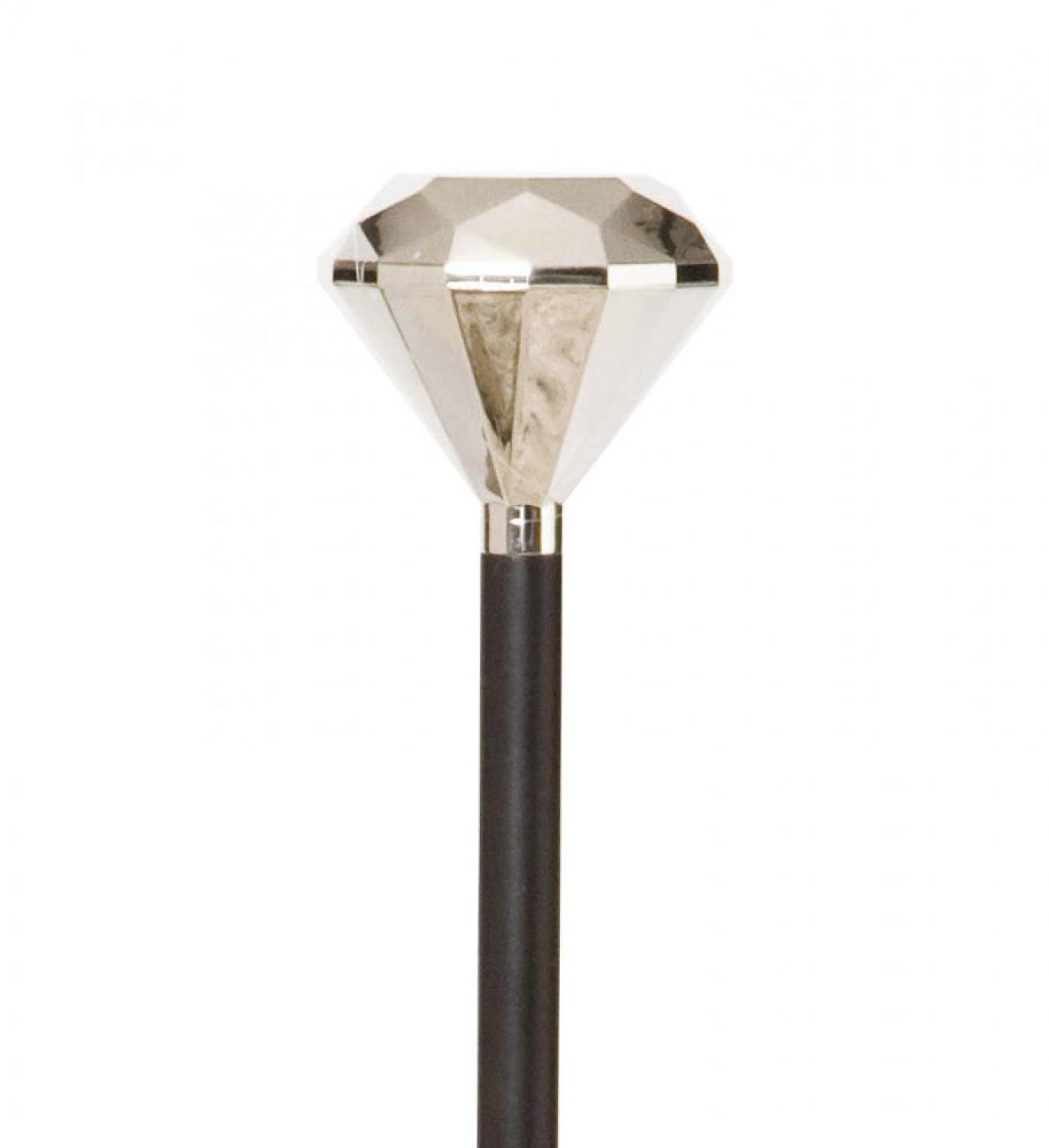 Canne à pommeau diamant 