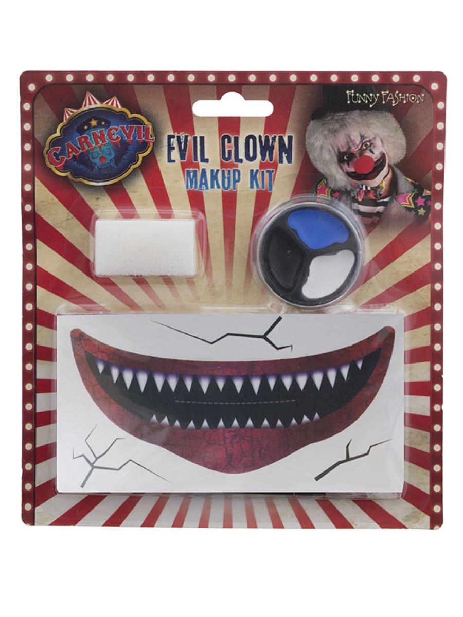 Tatouage sourire de clown