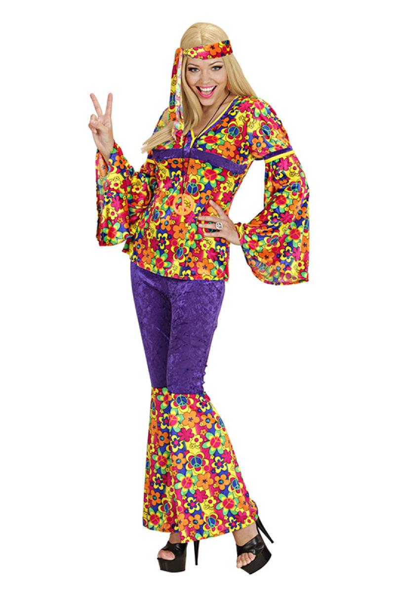 Hippie femme à fleurs taille M