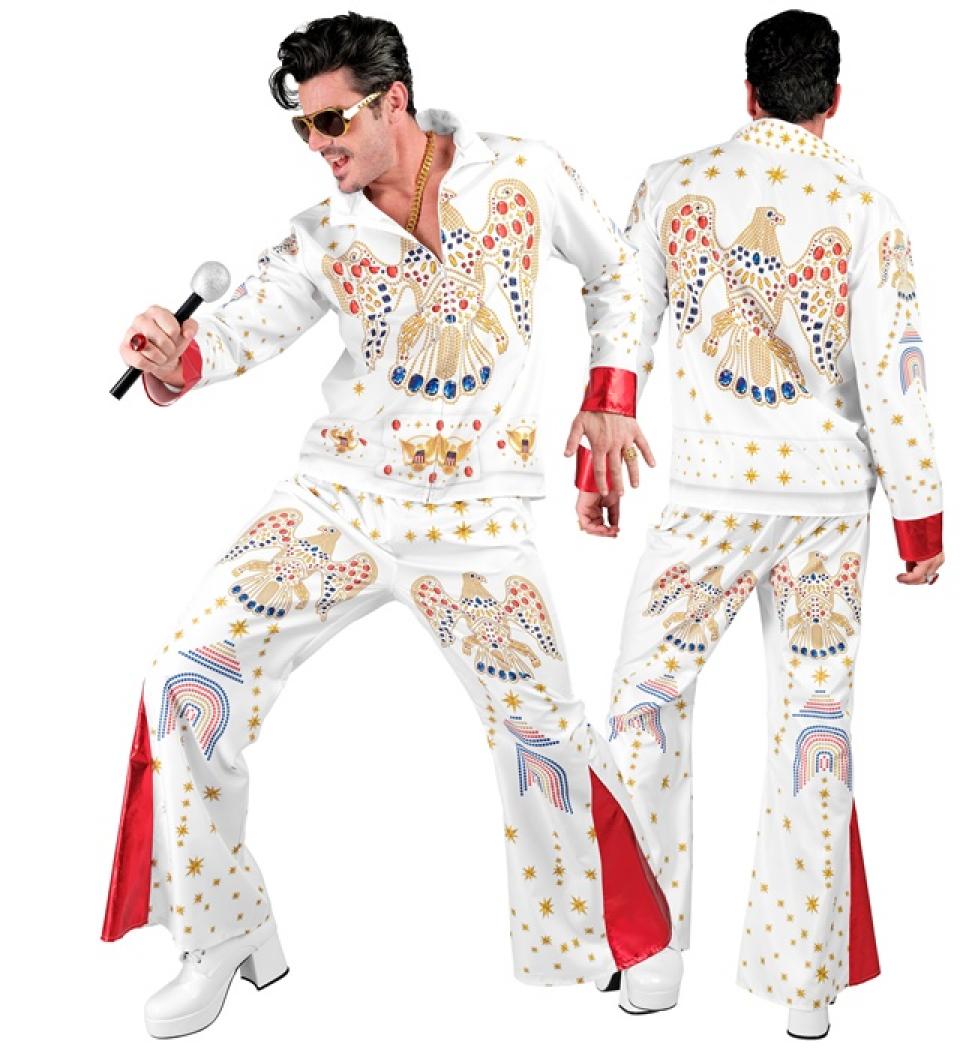 Déguisement Fast Costume Elvis roi du Rock'n Roll réaliste taille XL