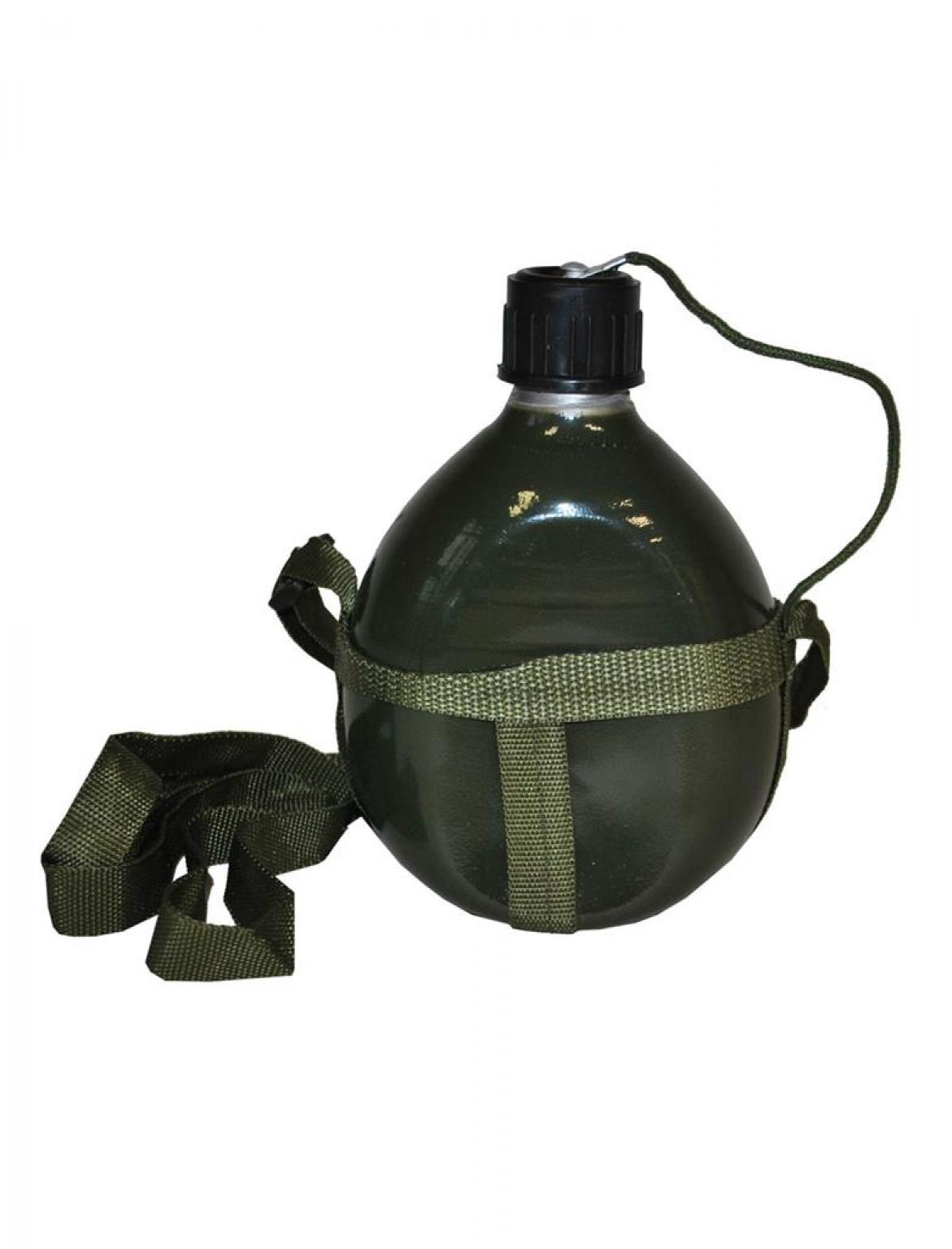 gourde métallique de militaire soldat 18cm