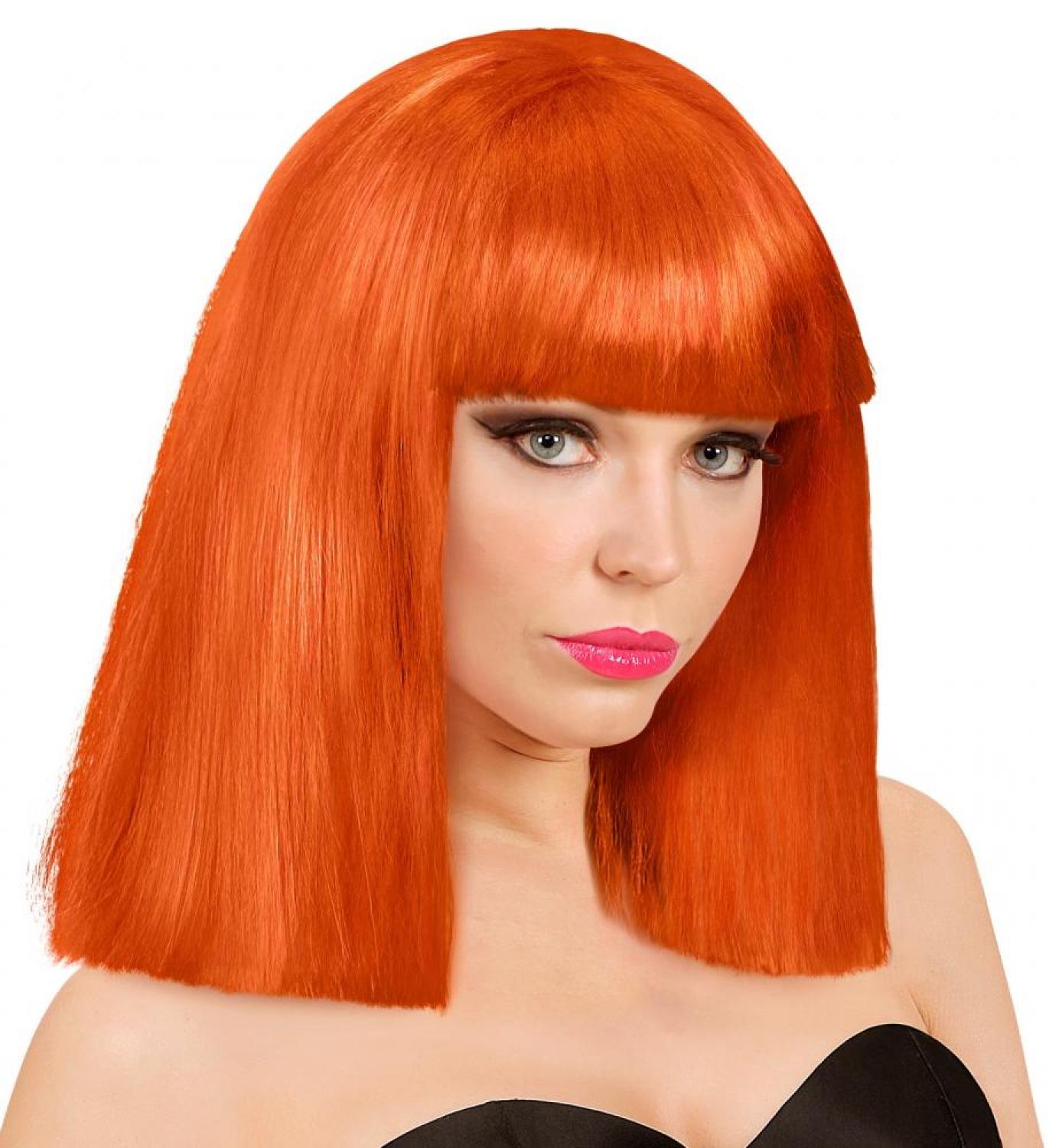 Perruque crazy rousse