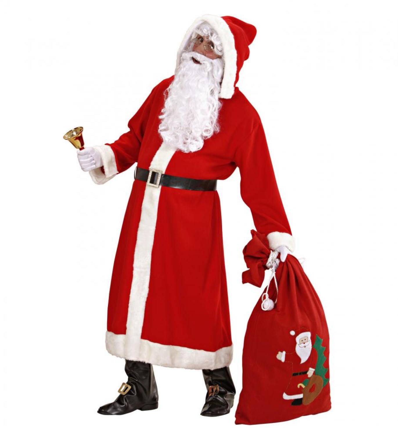 Père Noël à manteau super luxe
