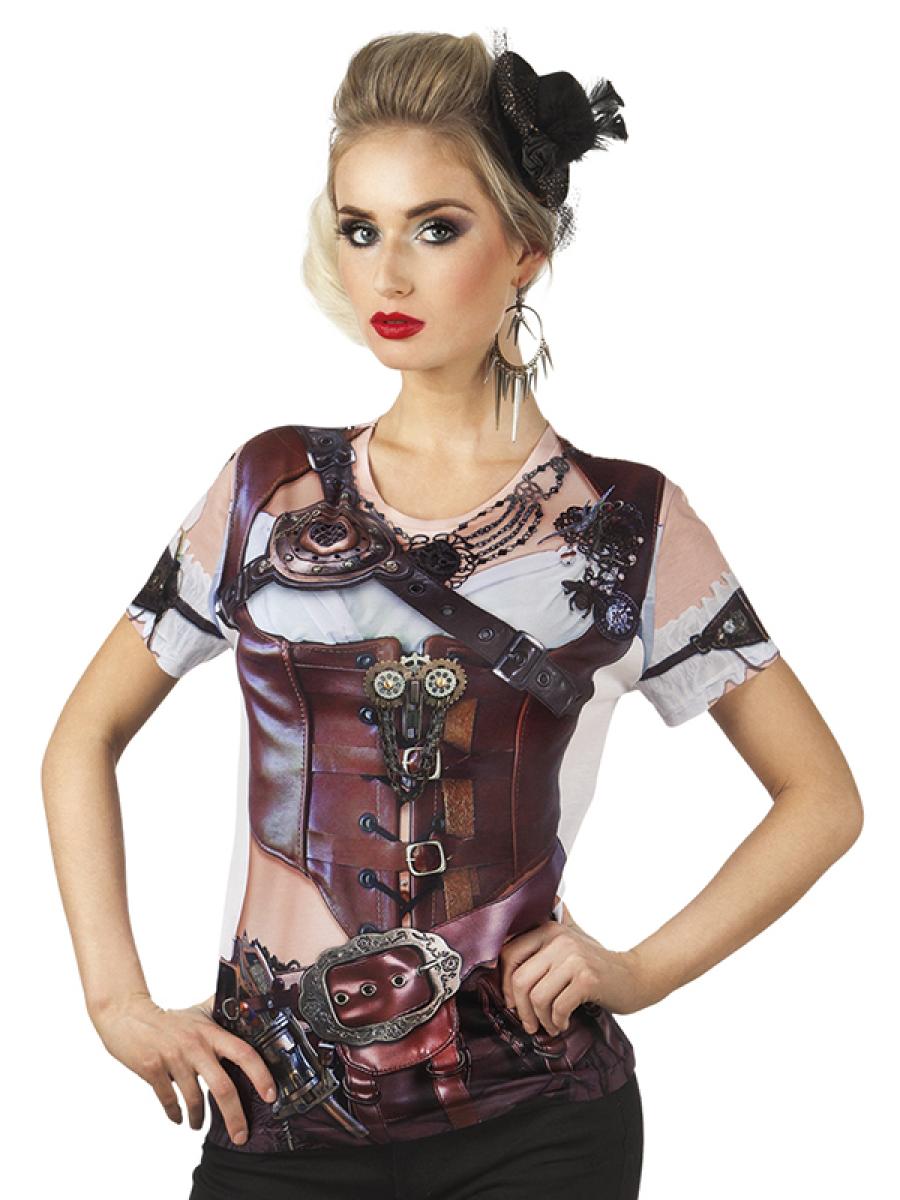 Tee shirt Steampunk Femme taille L