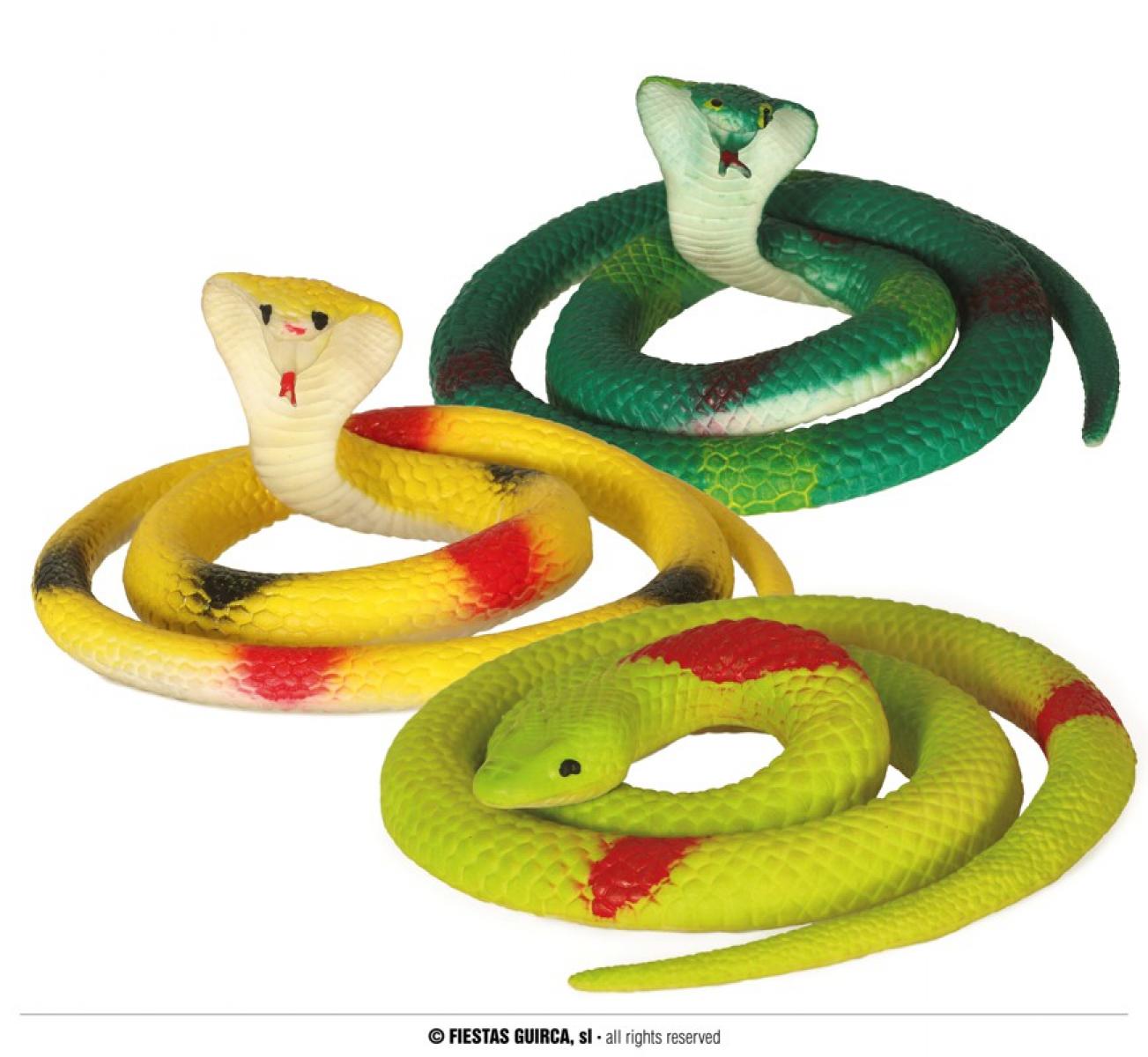 Serpent en latex souple 70cm