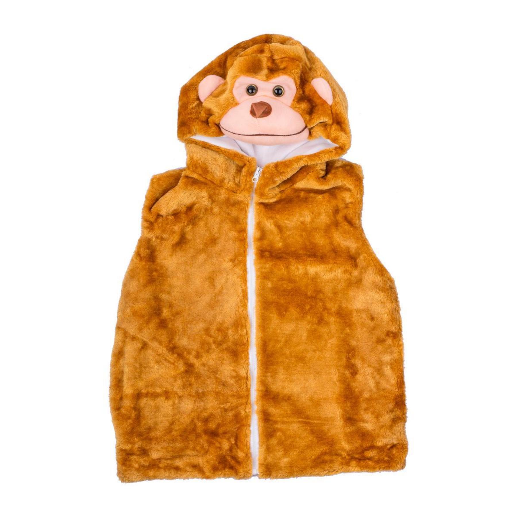 Veste en peluche Singe taille 5/7 ans
