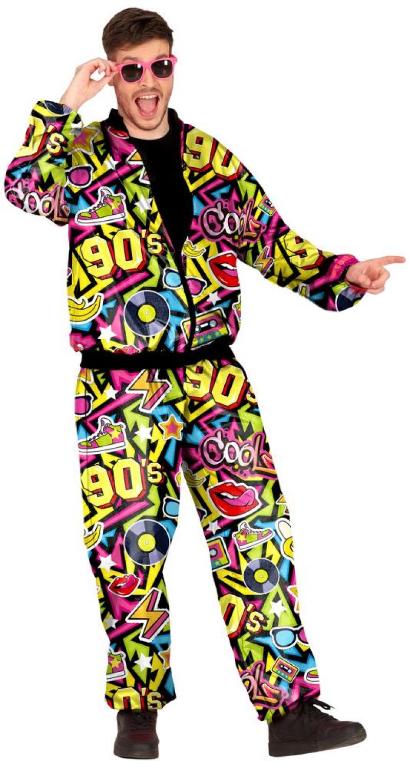Jogging survêtement années 90 à motifs taille L