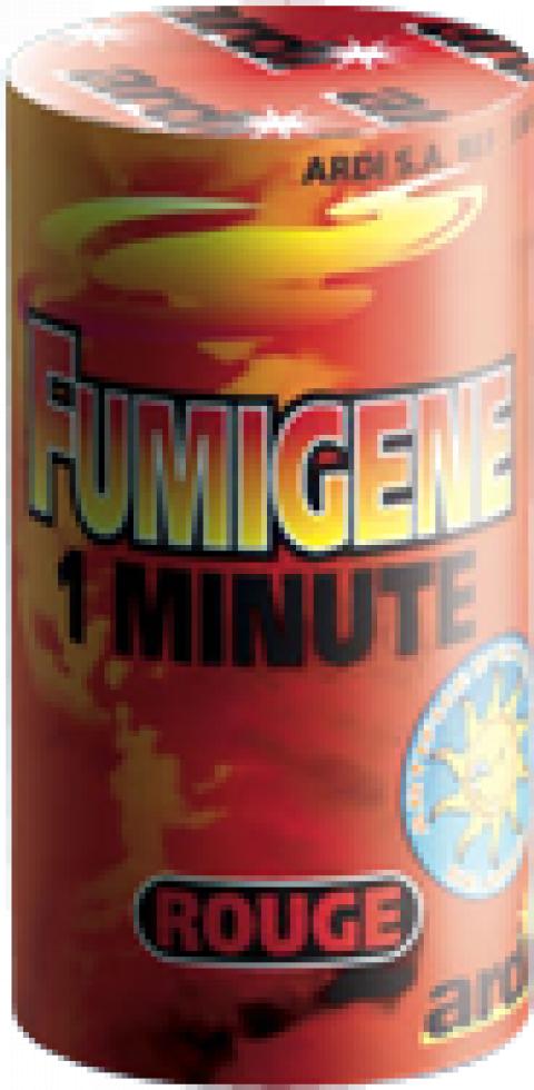 Fumigène rouge 1 minute à poser pas cher