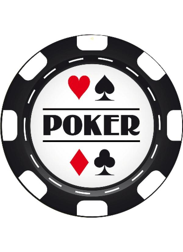 Décor jeton de poker