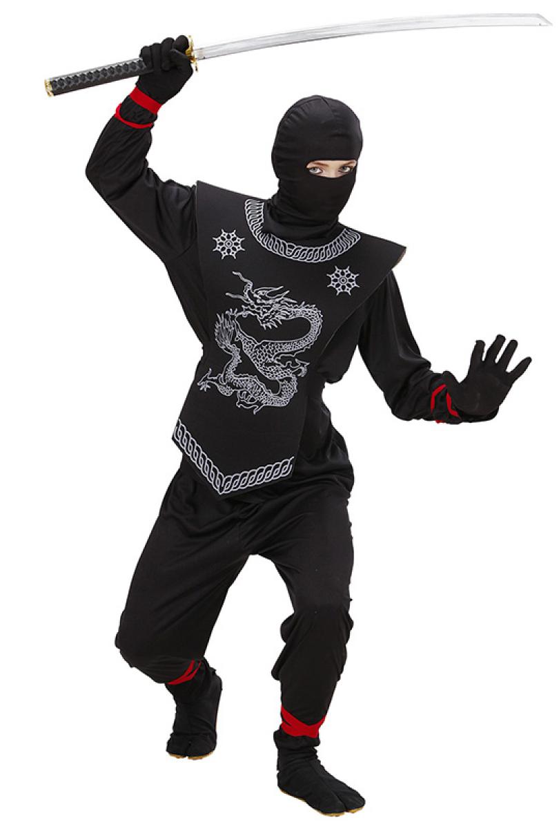 Ninja noir du dragon 11/13 ans