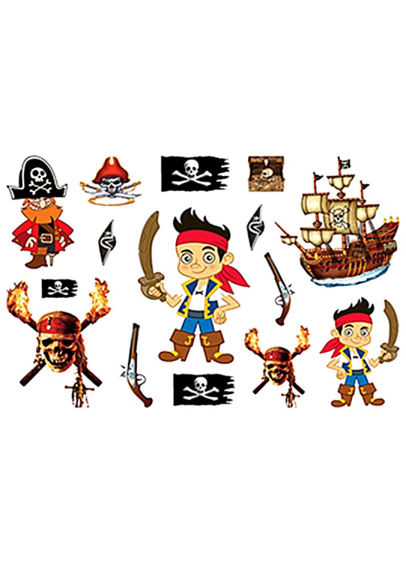 Tatouage temporaire Jack le pirate