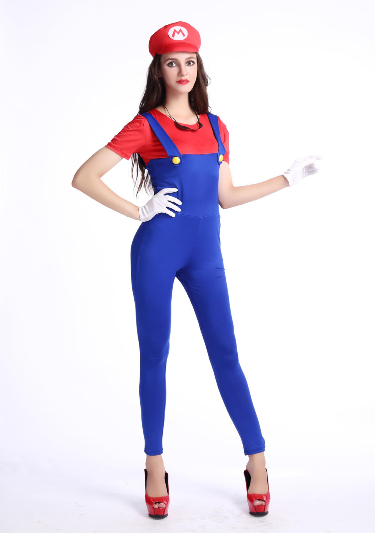 Combinaison femme super mario Girl taille M